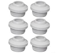Qualoramall Accesorios de entrada de chorro de retorno para piscina Hayward SP1419E Boquilla de flujo direccional de globo ocular de 1 pulgada con conector de ojo de buey de repuesto para piscina de 1