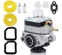 Qualoramall Carburadores para RY252CS RY251PH RY254BC RY253SS 25CC String Trimmer Lawn Mower Parts Kit de repuesto de metal con diseño atornillado para un rendimiento constante del motor