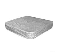 Qualoramall Cubierta de alberca, cubierta de piscina para piscinas sobre el suelo, muebles de jardín al aire libre, protector contra el polvo, lona cuadrada impermeable para spa para protección de