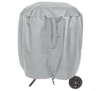 Qualoramall Cubierta de barbacoa 190T recubierta de plata para parrilla Weber, bolsa protectora impermeable de 70 x 70 cm contra la lluvia, sol, nieve, polvo, accesorio para parrilla de jardín al aire