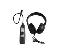 Qualoramall Detector de fugas para prueba de vacío de presión de gas de aire, agua, con alarma de luz de sonido y conector de auriculares, herramienta de diagnóstico portátil para freno de CA