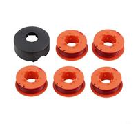 Qualoramall Kits de bobina y tapa de repuesto para Bosch ART 23 26 30 Combitrim Easytrim 8 m 1.6 mm línea de recortadora con cubiertas F016800175 F016L71088Trimmer Tapa de repuesto y kits de bobina