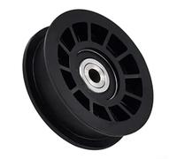 Qualoramall Polea tensora plana resistente de 3-1/2 OD para cortacésped Craftsman reemplaza 179114 280-934 pieza de repuesto de metal negro