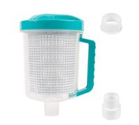 Qualoramall Trampa transparente de repuesto para contenedor de hojas de piscina para R211084 W560 W530 W26705 con cesta extra grande tapa transparente colector de desechos de PVC de 9.92 pulgadas (A)