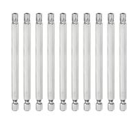 QUARKZMAN 10 Pcs de Punta de Seguridad Torx T35 Puntas para Taladro | con Hexagonal de 1/4" Y 4" de Largo, Tornillos Fijación, en Acero S2 Magnético, con Estrella con Agujero