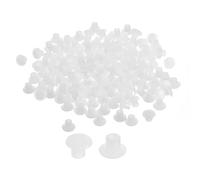 QUARKZMAN 150pcs Tapones para Agujeros de Tornillo, Tapones de Plástico de 5 mm (3/16") de Diámetro, Tipo de Encaje a Presión, para Muebles, Armarios, Transparente