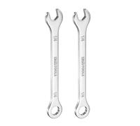 QUARKZMAN 2 Pcs Llave Combinada Delgada 1/4" Mini Llave Combinada
