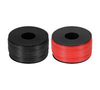 QUARKZMAN 2 Piezas Carrete de Cable Eléctrico de Silicón Rojo y Negro | 26 AWG, Cable Eléctrico Calibre 26 45.7m/150 Pies, Cable de Batería de Cobre Estañado, Para Alta Temperatura 600V 200C