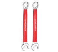 QUARKZMAN 2 Piezas Llave Combinada 16mm Métrica Boca Abierta 10 Grados De Inclinación Boca Cerrada 12 Puntas Doble Extremo Llaves Herramientas Para Hogar Automotriz Maquinaria Reparación DIY