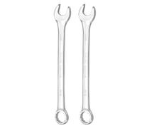 QUARKZMAN 2 Piezas Llave Combinada 29/32" Boca Abierta 10 Grados De Inclinación Boca De 12 Puntos Doble Extremo Llaves Herramientas Para Hogar Automotriz Maquinaria Reparación DIY