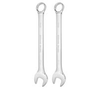 QUARKZMAN 2 Piezas Llave Combinada 30mm Métrica De 12 Puntos Y Extremo Abierto Estructura Gruesa Acero 45# Herramienta De Doble Extremo Para Automóvil Tubería Muebles Maquinaria