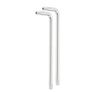 QUARKZMAN 2 Piezas Llave Torx De Seguridad Antimanipulación T50 Plateado