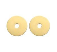 QUARKZMAN 2 Piezas Placa Trasera Para Tirador Gabinete, 1.18 Pulgada Forma Redonda Placa Trasera Latón Arandelas Decoración Clásica Para Muebles Junta Para Gabinete Cajón Puertas