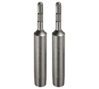 QUARKZMAN 2 piezas SDS Max Ground Rod Driver 23/64" 7" de largo | Adaptador de barrenas para martillo rotativo, para varillas de tierra de 25/32"
