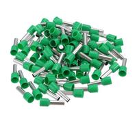 QUARKZMAN 2 Terminales de Cable de Crimpado x 100Pcs Conector de Terminal de Manguito Aislado para Cable de Crimpado Puntas de Conector de Extremo de Cable [Verde 6mm]