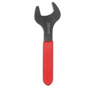 QUARKZMAN 28mm Llave Universal Métrica de Boca Fija Simple 15 Grados Ángulo | Llave Plana U Cabeza Mango Rojo Acero Carbono para Reparación Automotriz Muebles Ensamblaje Construcción Hogar