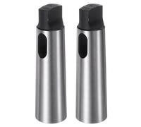 QUARKZMAN 2uds Morse Cónico Adaptador MT5-MT4 Precisión 0,02mm Alto-Carbono Acero Taladro Manguito Reductor Morse Cono Centro Manguito Reductor Taladro Portabrocas