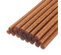 QUARKZMAN 30pcs Barras de Pegamento Caliente, 7x100mm Palos Universales de Pistola de Pegamento Termofusible Pegajoso para Bricolaje DIY Artesanías Manualidades, Bronce Brillante