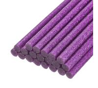 QUARKZMAN 30pcs Barras de Pegamento Caliente, 7x100mm Palos Universales de Pistola de Pegamento Termofusible Pegajoso para Bricolaje DIY Artesanías Manualidades, Morado Brillante