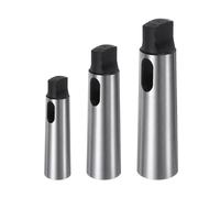 QUARKZMAN 3uds Morse Cónico Adaptador MT2-1、MT3-2、MT4-3 Precisión 0.02mm Alto-Carbono Acero Taladro Manguito Reductor Morse Cono Centro Manguito Reductor Taladro Portabrocas