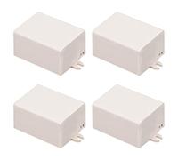 QUARKZMAN 46x35x24mm Electrónica Empalme Caja Plástico Sellado 4uds Caja Estuche para Eléctrico Proyecto, Blanco
