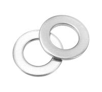 QUARKZMAN 4Pcs M27 304 Arandelas Planas De Acero Inoxidable Plateado | Arandela Lisa 27mm DI 50mm De 3mm De Espesor, Espaciadores Planos, Para Tornillos Reparación De Fontanería