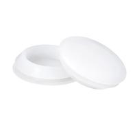QUARKZMAN 4pcs Tapones para Agujero, Tapón de Silicona para 50mm Agujero Tapa Redonda de Goma con Cierre a Presión Impermeable Antipolvo para Botella Tubo Mueble Orificio, Traslúcido