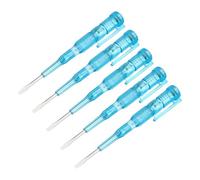 QUARKZMAN 5 Pcs Lápiz Probador De Voltaje, Destornillador Plano De Prueba Eléctrica De 3.6mm, Detector De Circuito AC 100-500V Con Indicador De Luz Neon Para Pruebas De Circuito