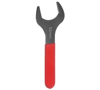 QUARKZMAN 55mm Llave Universal Métrica de Boca Fija Simple 15 Grados Ángulo | Llave Plana U Cabeza Mango Rojo Acero Carbono para Reparación Automotriz Muebles Ensamblaje Construcción Hogar