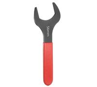QUARKZMAN 56mm Llave Universal Métrica de Boca Fija Simple 15 Grados Ángulo | Llave Plana U Cabeza Mango Rojo Acero Carbono para Reparación Automotriz Muebles Ensamblaje Construcción Hogar