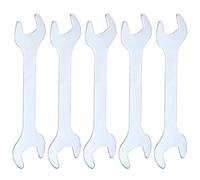 QUARKZMAN 5pcs Llave Doble De Boca Delgada 10mm x 12mm Métrica Super Delgada Llave De Cabeza Plana Pequeña Llave De Boca Galvanizada Para Reparación Automotriz Ensamblaje Muebles