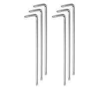 QUARKZMAN 6uds Torx Hexagonal Llaves, T15 Alto Carbono Acero Extra Largo Brazo Torx Hexagonal Llave L Forma Estrella Llaves para Automoción Césped Equipo y Motor Refacción
