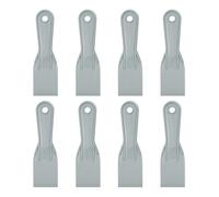 QUARKZMAN 8 Piezas De Espátula De agramasa 1.97" Cuchillas De agramasa Plásticas Flexibles Herramienta Desechable Para Aplicar Pintura Limpiador Para Rellenar, Reparar Pintura, Gris
