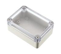 QUARKZMAN 83x58x33mm Electrónica Empalme Caja Plástico Sellado 1uds Caja Estuche para Eléctrico Proyecto, Claro