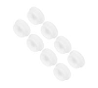 QUARKZMAN 8uds T Forma Silicona Tapón 34,8mm 1-3/8 Pulgadas Diámetro Presión Tapón Agujero Sello Tapa Redondo Caucho Tapón para Cocina Caucho Mamparas Impermeables Sellado Tapones, Blancos