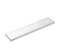 QUARKZMAN Barra Cuadrada de Aluminio Plana 3/8" Grosor 2" Ancho 10" Longitud Perfil Placa Plana de Aluminio 6061 10 x 50 x 254mm T6511 Molino Sólido para Construcción Industrial