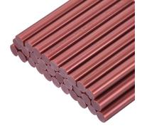 QUARKZMAN Barras de Pegamento Caliente, 11x100mm, 30Pcs Mini Palos de Pegamento Termofusible, Ideal para Bricolaje, Manualidades, Rojo Burdeos