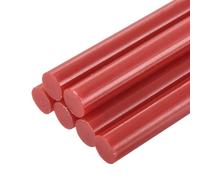 QUARKZMAN Barras de Pegamento Caliente, 11x200mm, 6 Pcs Palos Termofusible de Alta Adhesión para Pistola de Pegamento Ideal para Bricolaje, Manualidades, Rojo