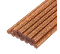 QUARKZMAN Barras de Pegamento Termofusible Mini para Pistola de Pegamento 0,27 Pulgadas x 8 Pulgadas Glitter Bronce Oro 12 Uds