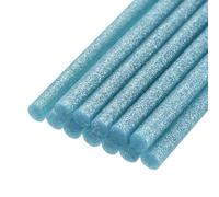QUARKZMAN Barras de Pegamento Termofusible Mini para Pistola de Pegamento 0,27 Pulgadas x 8 Pulgadas Glitter Azul Cielo 12 Piezas