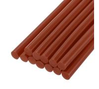 QUARKZMAN Barras de Pegamento Termofusible Mini para Pistola de Pegamento 0,27 Pulgadas x 8 Pulgadas Marrón Oscuro 12 Piezas