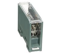 QUARKZMAN Bloques De Terminales De Carril 1 Entrada 2 Salidas Conectores | De 690V 150A, Bloque De Distribución De Energía Divisor De Cableado, Con Carcasa Ignífuga, Para Gabinetes