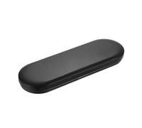 QUARKZMAN Cajas de Metal para Almacenamiento, 6.9x2.4x0.7 Pulgadas, Caja Rectangular Negra con Bisagras Vacía para Organizar en Casa Bolígrafos y Pinceles de Maquillaje