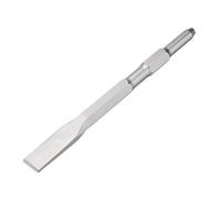 QUARKZMAN Cincel Raspador De Piso Con Vástago Hexagonal 260mm x 17mm barrena De Cincel Para Martillo Hidráulico De Acero Para Demolición Eléctrica Jardinería Paisajismo Ancho De Hoja: 21.5mm