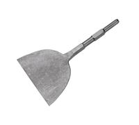 QUARKZMAN Cincel Raspador Para Suelo Con Vástago Hexagonal 280mm x 17mm barrena Para Martillo Demoledor Eléctrico De Acero Para Jardinería Paisajismo Excavación Y Corte Ancho De Hoja: 148mm