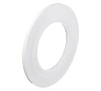 QUARKZMAN Cinta autoadhesiva de espejo metálico con líneas blancas para baldosas de 0,5 cm x 50 m, ideal para decoración de juntas de suelo y pared, impermeable, para cocina