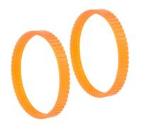 QUARKZMAN Correa de Transmisión Dentada de Poliuretano para Cepillo Eléctrico x 2Pcs Modelo 1900B para Trabajos de Carpintería [Naranja]