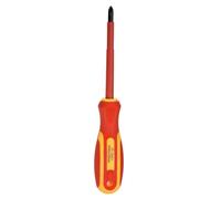 QUARKZMAN Destornillador Aislado VDE 1000V PH2 X 100mm Magnético Phillips CR-V Destornilladores Eléctricos Con Mango VDE Y Punta Magnética Phillips