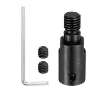 QUARKZMAN Eje De Mandril De Motor De 5 Mm A M10 En Acero 1045 Con Tornillos De Fijación Y Llave Para Accesorios De Sierra Mini Chuck Discos De Amolar Y Varillas Conectoras De Motores.