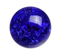 QUARKZMAN Esfera De Cristal Redonda 50 Mm / 2" Bola Sólida De Vidrio Decorativa Para Decoración Del Hogar Regalo Artesanía Feng Shui Adivinación Decoración De Fuente Azul Oscuro